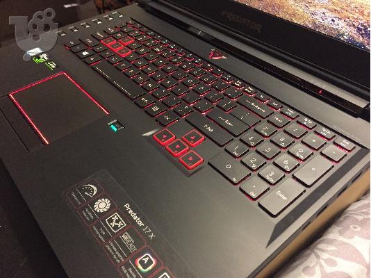 Acer Predator 17X GTX 1080, 32GB Μνήμη